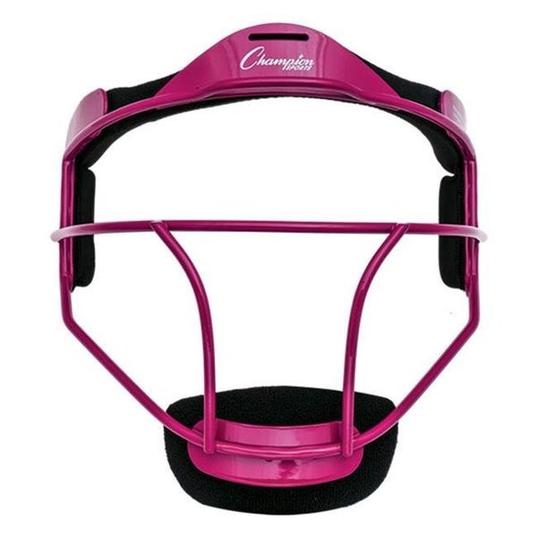 Perfectpitch Adult Softball Fielders Face Mask; Pink PE51446